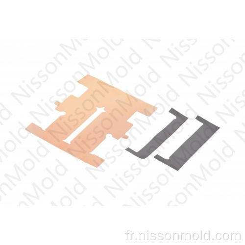 Échantillons de morceaux de poteau de batterie li-ion traité